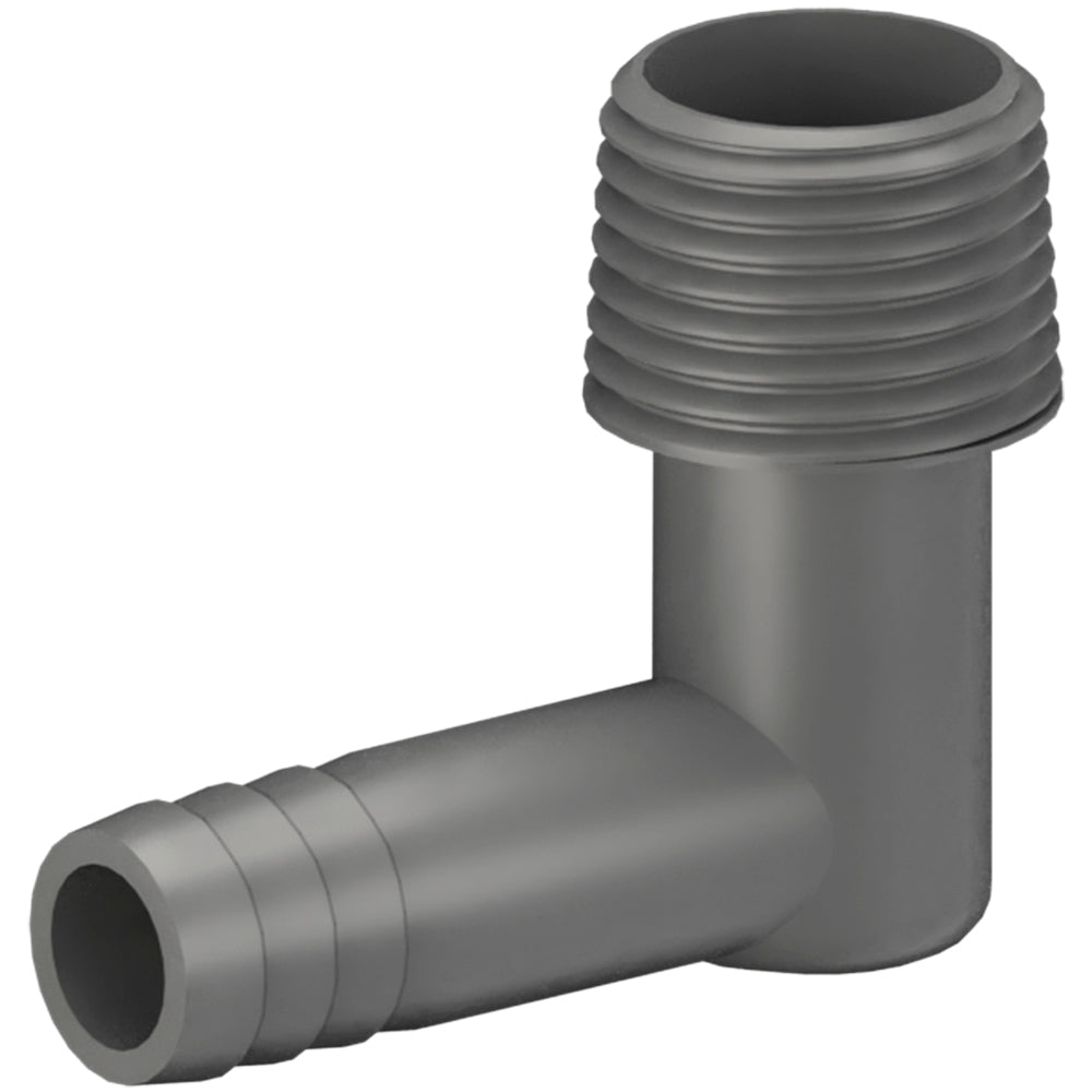 3/4" Male Threaded Elbow With Barbed Hose