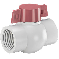 1-1/2" Ball Valve Threaded PVC