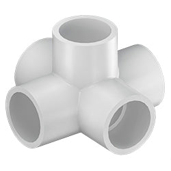 1-1/4" 5-Way Outlet Slip PVC