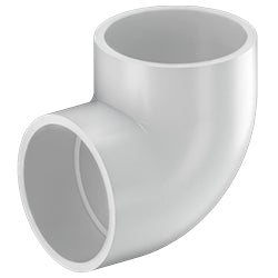 4" 90° Elbow Slip PVC