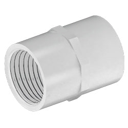 1-1/4" Threaded Coupler PVC