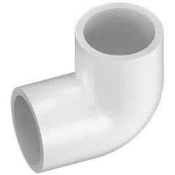 1-1/4" 90° Elbow Slip PVC