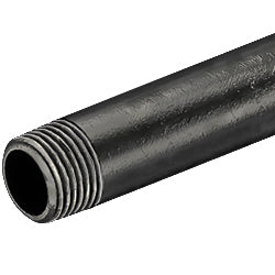 1/2" x 9" Long Nipple Black Steel