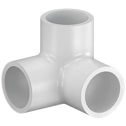 1" 3-Way Outlet Slip PVC