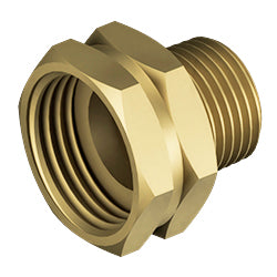 3/4" GHT Female to 1/2" Male Threaded Garden Hose Adapter