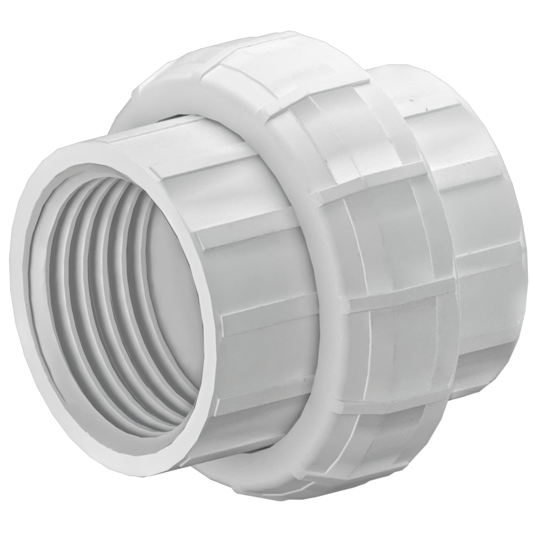 1-1/4" Union Female Threaded PVC