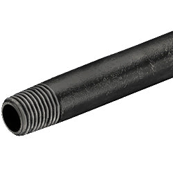 1/4" x 6" Long Nipple Black Steel