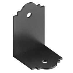 Black Powder-Coated 90° Angle for 2x4