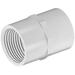 1-1/2" Threaded Coupler PVC