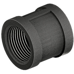 1" Coupler Black Steel