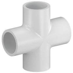 3/4" Cross Slip PVC