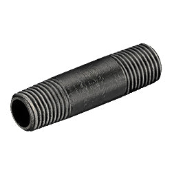 1/4" x 2" Long Nipple Black Steel