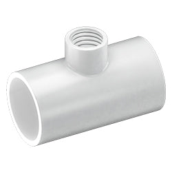 1-1/4" x 1/2" Reducer Tee Female Threaded PVC