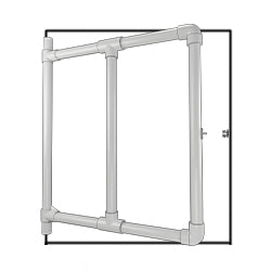 2' x 2' Door with 1" PVC