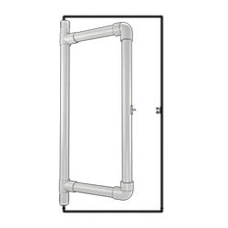 1' x 2' Door with 1" PVC