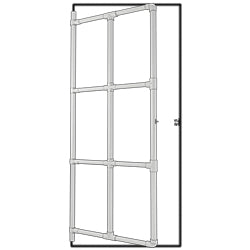 6' x 2' Door with 1" PVC