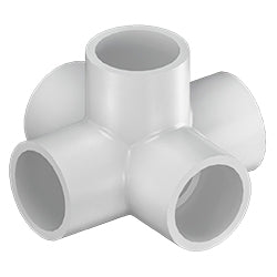 1" 5-Way Outlet Slip PVC